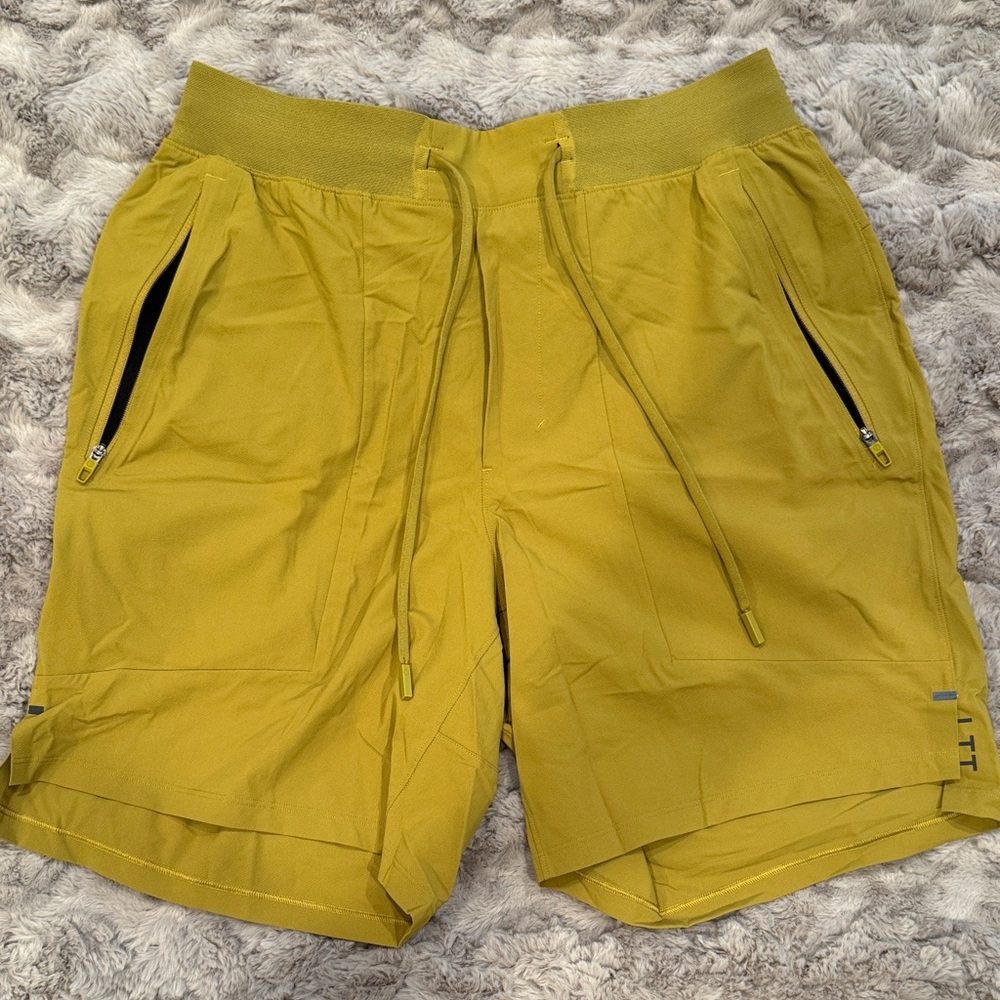 Lululemon Athletica Men's Mustard Athletic Shorts